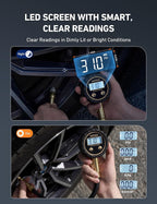 AstroAI Pro Digital Tire Pressure Gauge 3-250PSI ANSI B40.7 Grade 2A (±0.5%), Tire Gauge for Tire Pressure, Solid Brass with Rubber Hose, Air Bleeder Valve and Backlit LED, Car Accessories, Gold