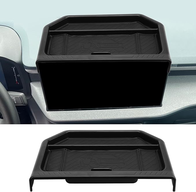 CDEFG for 2026 Ford Maverick Dashboard Storage Tray - Behind Screen Organizer Box 13.2-Inch Screen Dash Tray for 2025 2026 Fo