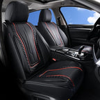 Coverado Car Seat Covers, 2 Packs Front Seat Cover, Faux Leather Waterproof Seat Covers, Driver Seat Covers, Car Seat Protect