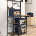 Homsorout Stackable Storage Bins with Lids - Large Storage Box with Lids, Foldable Closet Boxes for Organizing, Wardrobe Clot