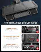 APPS2Car for Magsafe CD Phone Holder for Car [25N Magnetic Attraction] Magnetic Phone Holder for Car 360° Handsfree CD Player Phone Mount Compatible with Official Magsafe Case iPhone 17-12 Series