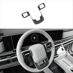 YOUTOOCAR Steering Wheel Cover Trim Compatible with Hyundai Santa Fe 2024-2026 Hyundai Palisade 2026 Hyundai IONIQ 9 Accessories (Carbon Fiber Pattern)