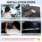 ZATOOTO Honda CRV Car Window Shade for Baby, Bluish-Purple Static Cling Car Shades for Back Window | Block Harsh Sunlight | UV Protection | Rear Window Sun Shade with Storage Bag | 2017-2022 |