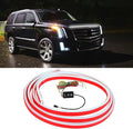 Car Hood Light Strip,White 71 Inches Dynamic Car LED Strip Lights,Turn Signal Lamp,Waterproof IP66 DRL Compatible with Dodge Ram 1500 2500 GMC Sierra 1500 2500 Chevy Silverado 1500 2500
