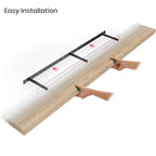Ballucci Floating Shelves, 55" Wood Wall Shelf Set of 2, with Invisible Brackets for Bathroom, Living Room, Bedroom, Kitchen,