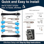 Carbon Fiber Compact Key Holder, Premium Smart Key Organizer Keychain (4-20 Slots), Heavy Duty Minimalist Multikey Folding Po