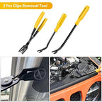 GOOACC 200Pcs Trim Removal Tool, Auto Push Pin Bumper Retainer Clip Set Fastener Terminal Remover Tool Adhesive Cable Clips R