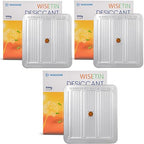 3 Packs 500 Gram Desiccant Canisters, Indicating & Rechargeable Gun Safe Dehumidifier, Portable Desiccant Canister, Silica