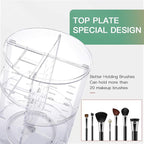 seinlife 360 Rotating Makeup Organizer,DIY Adjustable Spinning Holder,Foldable Cosmetic Storage Display box,Large Capacity Ma