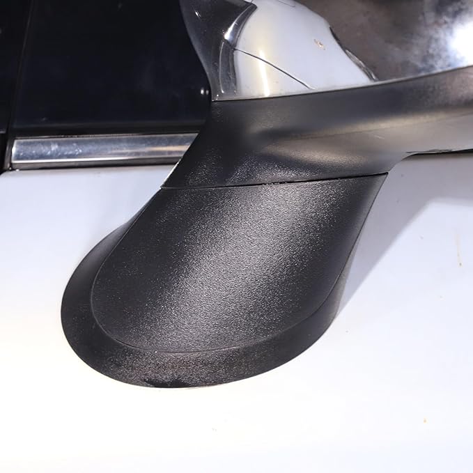 1 Pcs Side Mirror Arm Cover,Left/Right Mirror Stem Cap,Fit for Fiat 500/Fiat 500 Convertible/Abarth 595/Abarth 695 735450654 735450655 0735642839,Car Mirror Cover Housing,Replacement (Left)