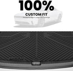 LASFIT Cargo Mat for Dodge Charger Daytona 2024 2025 Scat Pack & R/T (Fit 2-Door, Not for 4-Door), All Weather TPE Custom Fit Trunk Mats Cargo Liners, Black
