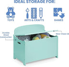 Delta Children MySize Deluxe Toy Box, Mint