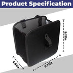 Car Trash Can, Foldable Trash Can Collapsible Hanging Trash Bag for Car Seat, 2 Gallons Leakproof Garbage Bags, Cars Must Haves Interior Accessories Essentials