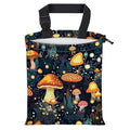 Car Trash Bag Large Hanging Can for Back of Seat, Cute Waterproof Car Garbage Bag for Vehicle, Travelling, Outdoor Cute Colorful Mushroom
