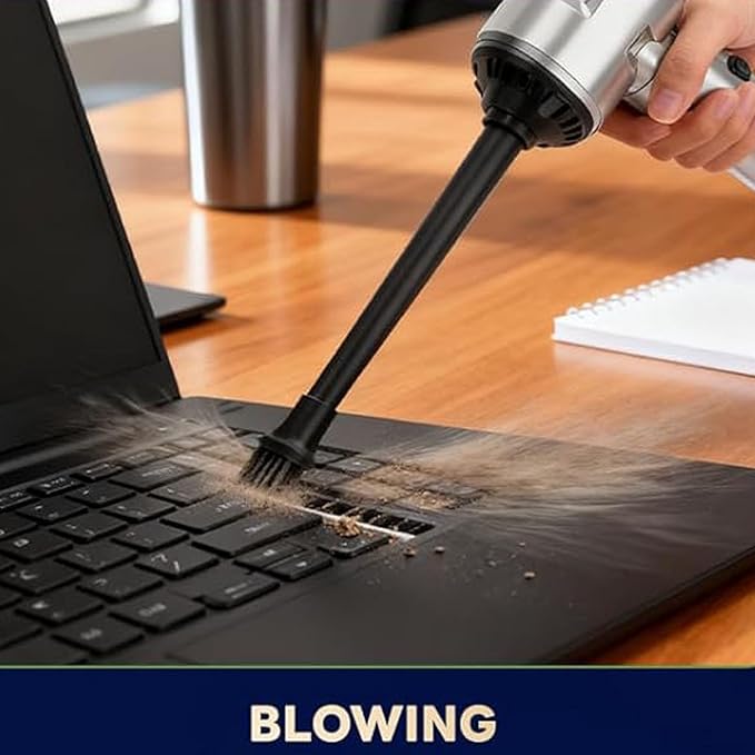 【Upgraded Version】Sycoodeal Car Vacuum Cleaner,Mini Portable Vacuum Cordless,25000PA Powerful Strong Cyclonic Suction USB Rec