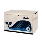3 Sprouts Large Toy Chest for Kids with Lid and Handles - Collapsible Toy Storage Bin/Trunk/Box/Basket Organizer for Boys & G