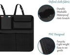 Car Trunk Organizer, Large Capacity Car Organizers and Storage with 8 Pockets, Waterproof Backseat Hanging Organizer for SUV, T