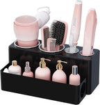 Lifewit Hair Tool Organizer Countertop, Removable Blow Dryer Holder for Bathroom, Acrylic Hot Tools Organizer Storage for Cur