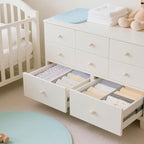 Criusia Drawer Organizer Clothes, 14 Pack Dresser Organizer for Baby Clothes, Underwear, Sock- Foldable Closet Organization a