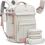 LOVEVOOK Travel Backpack for Women & Men - 17.3 Inch Carry On Backpack & Personal Item Backpack for Airlines, Spacious and Du