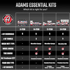 Adam's Essential Car Wash Kit (6-Item) - USA Made Auto Detailing Car Care Cleaning Kit for Car & Truck Lovers, Dads, Moms and