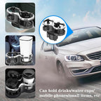Adjustable Car Cup Holder Expander with Cup Diameter Less Than 2.55inches-fit cola Drink Cups Holder,2 in 1 cupholder for Cof