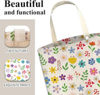 Car Trash Can, Cute Car Trash Bag, Hanging Car Organizer and Storage Bag, Trash Bin for Car Accessories, Vehicle, Travelling, Camping Cute Colorful Flower