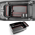 CDEFG 2023 2024 2025 2026 CX-50 Center Console Organizer Tray for 2023-2026 Mazda CX-50 Armrest Tray CX50 Central Consola Organizer Storage Box 2025 2026 Mazda CX50 Accessory (Red)
