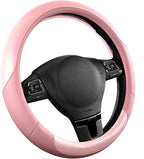 Road Comforts Steering Wheel Cover – Breathable Leather Steering Wheel Cover, Anti-Slip Grip, Universal Fit 14.5” to 15”, Hea