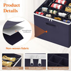Lifewit Shoe Storage Organizer for Closet, Fabric Large Shoe Box Storage Containers with Clear Cover, Foldable Bins for Boots