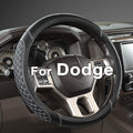 West Llama Customized Auto Car Steering Wheel Cover for Dodge 1989-2011 RAM 1500 2500 3500, Charger, Durango, Challenger(Diam