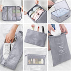 Packing Cubes for Travel-10 Set Luggage Organizer Bags for Family, Mesh Breathable Packing Cubes for Suitcases Durable Travel
