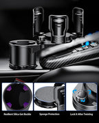 Cup Holder Expander for car 2 in 1 Multifunctional Car Cup Holder Extender Adapter with Adjustable Base Compatible with Hydro