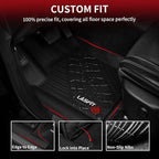 LASFIT Floor Mats for Jeep Grand Cherokee 2016-2021 5-Seat, for Dodge Durango 2016-2026 5-Seat (Not for 6-Seat), All Weather TPE Custom Fit Trunk Liners Car Floor Mats Black