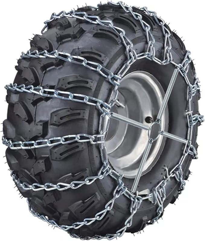 1Pair Tire Chain Tensioners, Snow Tire Chain Tighteners,Garden Tractor Tire Chain Tighteners for Riders, Snow blower