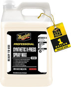 Meguiar's D15601 Synthetic X-Press Spray Wax for Car Detailing, Creates a Deep Shiny Look, Can Be Applied to Wet or Dried Paint and In Direct Sunlight, Moisture Rolls Off Waxed Paint, 1 Gallon