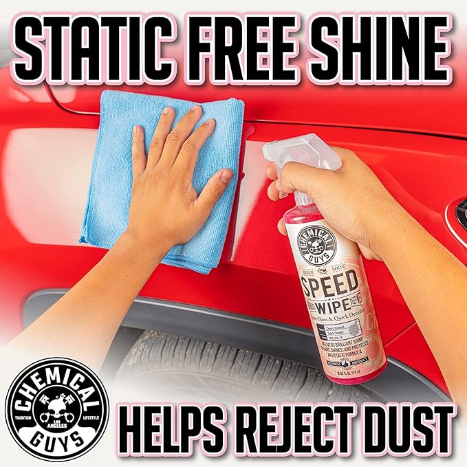 Chemical Guys Speed Wipe Quick Detailer, Safe for Cars, Trucks, SUVs, Motorcycles, RVs & More, Extra Large 32 fl oz, Cherry S