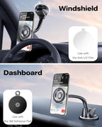 APPS2Car for Magsafe Car Mount, Magnetic Car Phone Holder Mount Fit for iPhone 17/16/15/14/13/12 Series/Magsafe Case