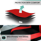 FH Group Car Seat Covers Full Set Cloth - Universal Fit, Automotive, Low Back Front, Airbag Compatible, Split Bench Rear Wash