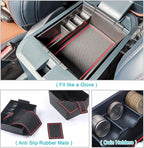 CDEFG for 2022-2026 Maverick Center Console Organizer Tray 2022 2023 2024 2025 2026 Ford Maverick Armrest Trays Storage Box C
