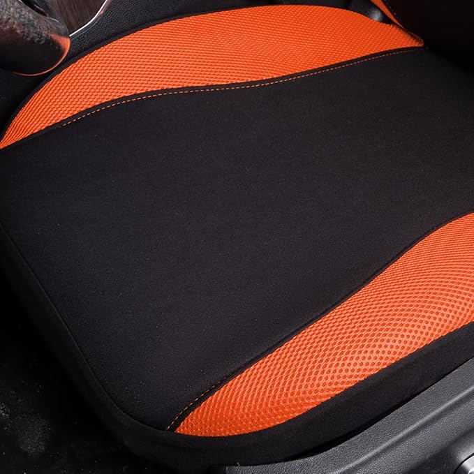 Flying Banner Butterfly car seat Covers ful Set Fashion Universal Lady Woman Female Rear Bench Split Colorized (Full Set, Ora