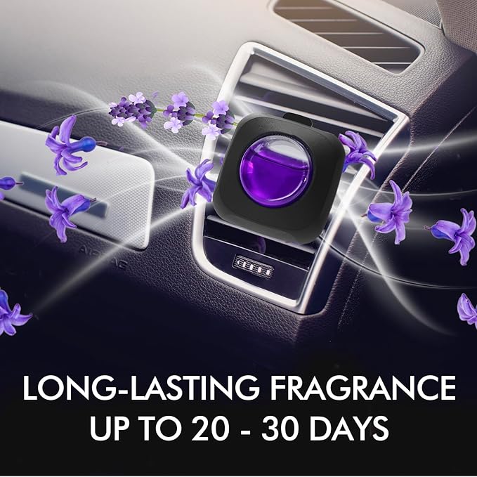 Car Air Fresheners, 6 Pack, Lavender Embrace, Car Fresheners Vent Clips, Long Lasting Air Freshener for Car, Refresher for Me
