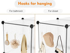 HOMIDEC 6-Cube Storage Organizer, Closet Organizer Storage Shelf Bookcase Bookshelf with Metal Hammer, Storage Cubes Organize