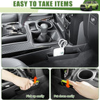 Center Console Organizer for 2010-2024 Toyota 4Runner Gear Shift Side Tray Storage Box for 4 Runner Interior Accessories(Console Shifter Tray/Fit 10-24)