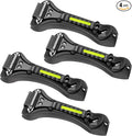 4PCS Car Window Breaker, Glass Breaker, Window Breaker Seatbelt Cutter, 2-in-1 Car Safety Hammer with One Second Emergency Gl