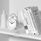 Aolloa 6 PCS Shelf Dividers for Closet Organization Acrylic Clear Closet Shelf Divider for Wooden Shelving Suitable for Woode