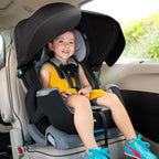 Baby Trend Cover Me 4-in-1 Infant Toddler Convertible Car Seat with Adjustable/Removable Canopy for Sun Protection & 2 Cup Ho