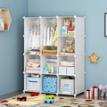 VIPZONE Baby Closet,Dresser, Kids Closet Organizers, Portable Kids Wardrobe for Closet, Bedroom, Nursery, Cubby, Cabinet, Clo