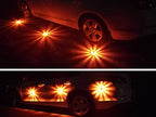 Tobfit 3 Pack LED Road Flares Emergency Lights Roadside Safety Beacon Disc Flashing Warning Flare Kit with Magnetic Base & Ho