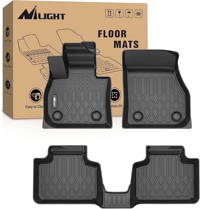 Nilight Floor Mats for 2025 2026 Mini Countryman (Not for SE/Electric Models) All Weather Custom Fit Heavy Duty Floor Liners